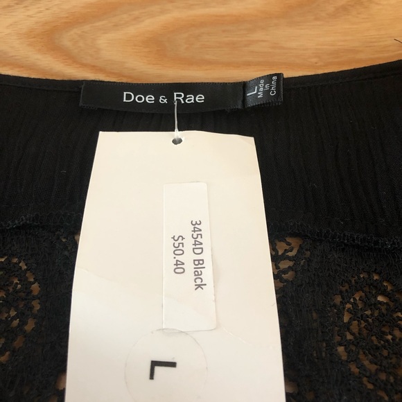 Doe & Rae Black Romper - Picture 2 of 2